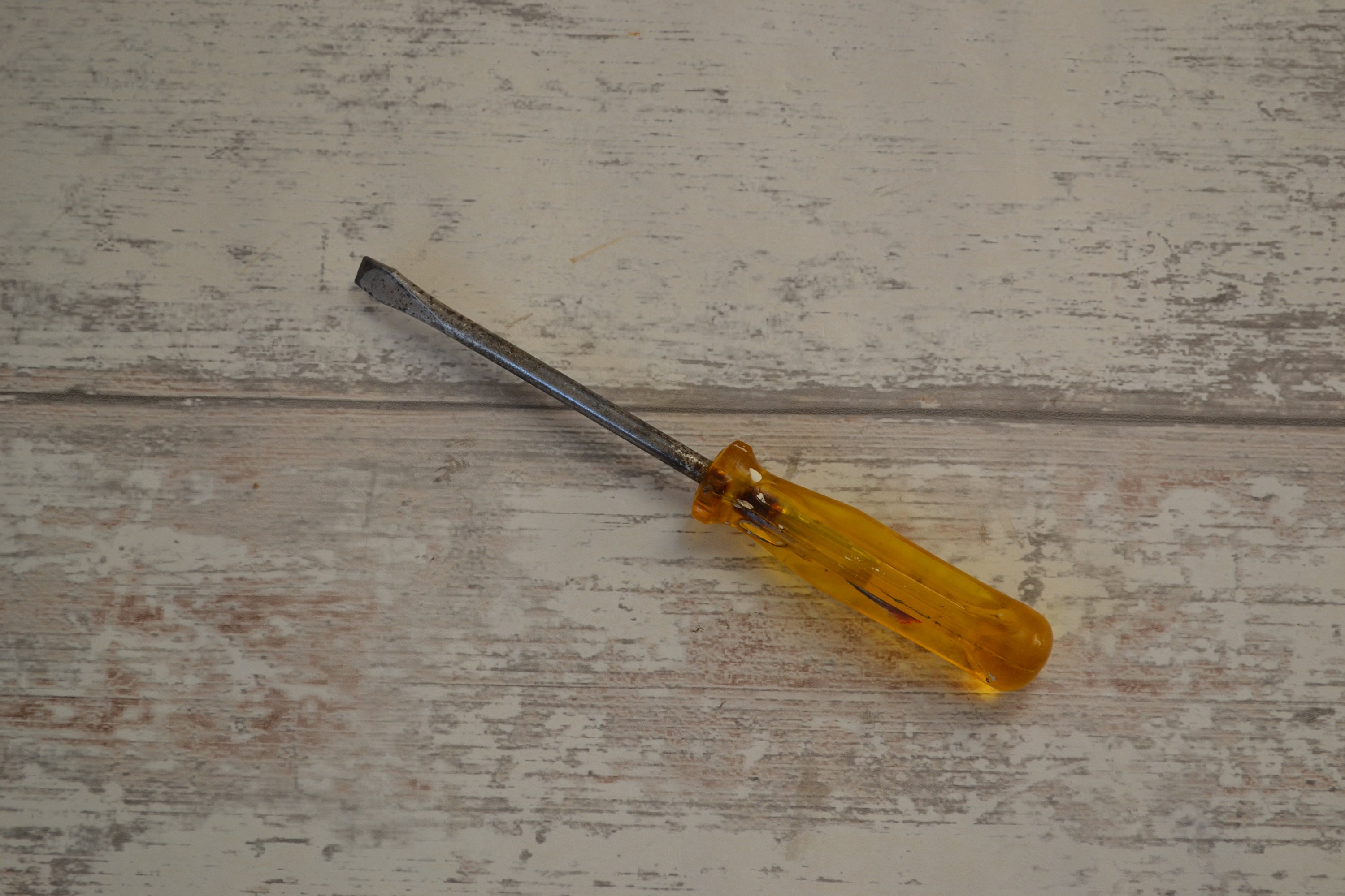 SCREW DRIVER / HISTORY デモテープ ジャパメタ Vintage W Germany Foreign 8mm Flathead Screwdriver - Acetate