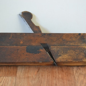 Antique Vintage W. Dibb York Moulding Plane 1/2&quot;