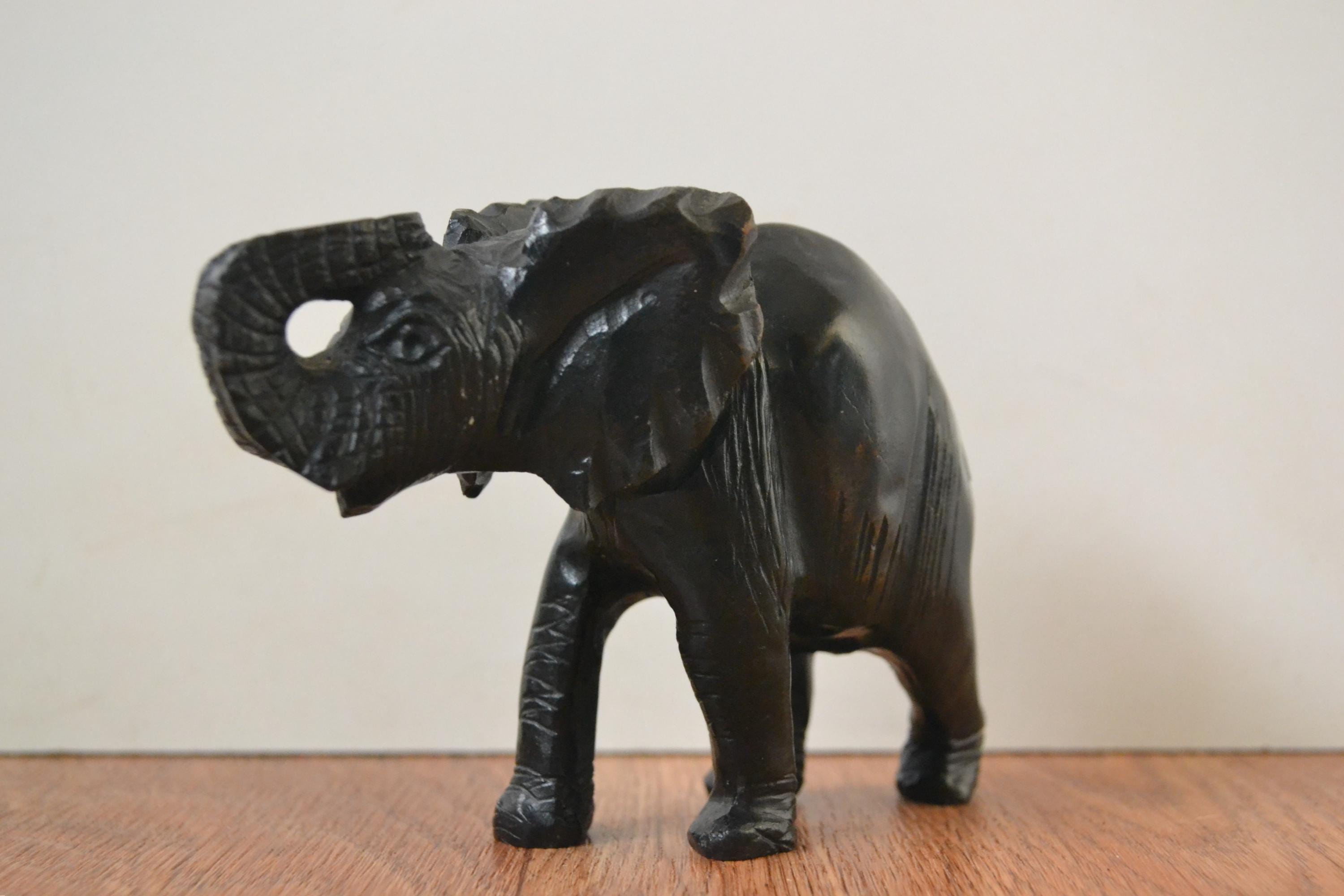 ヴィンテージ彫刻石象 5