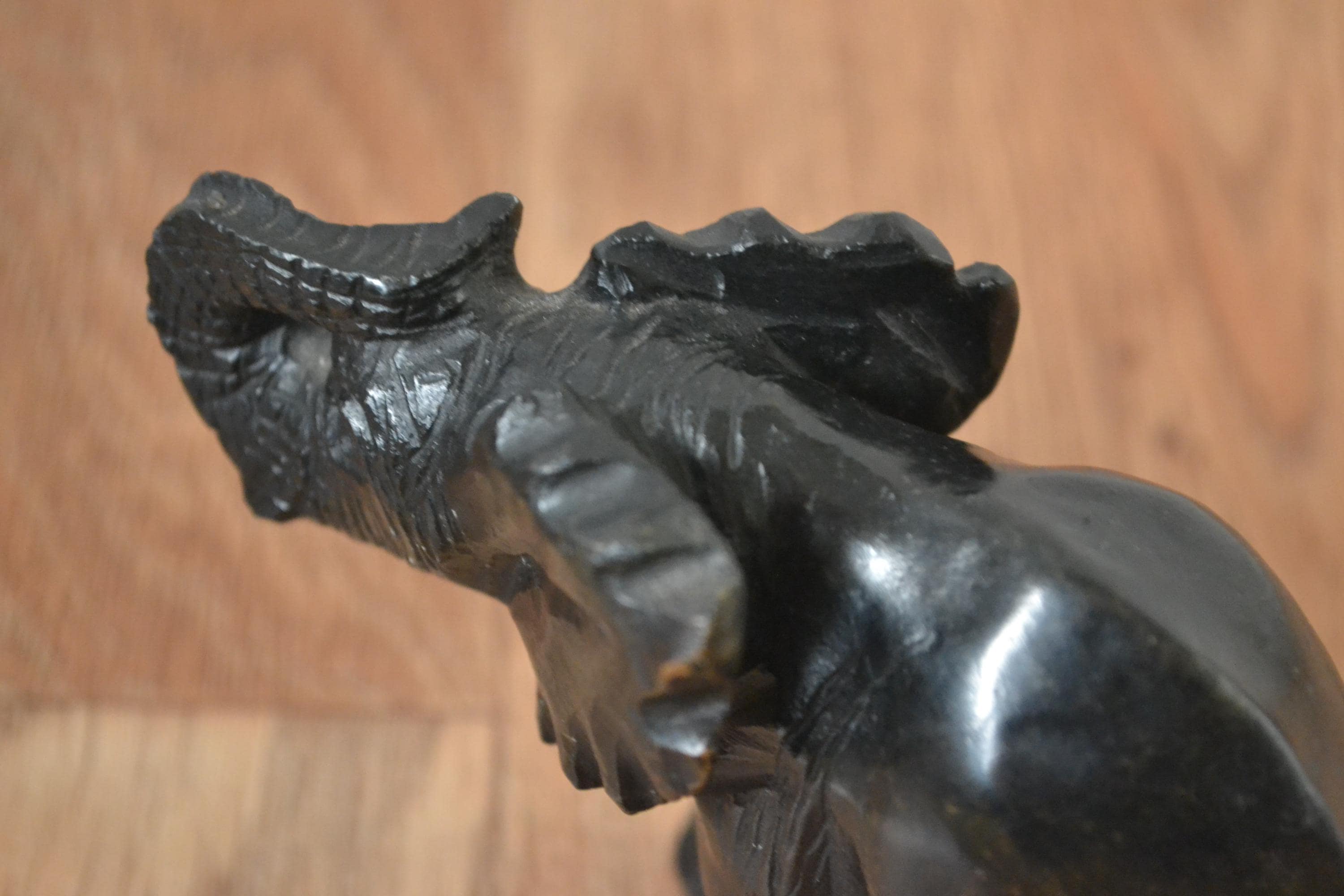 ヴィンテージ彫刻石象 5