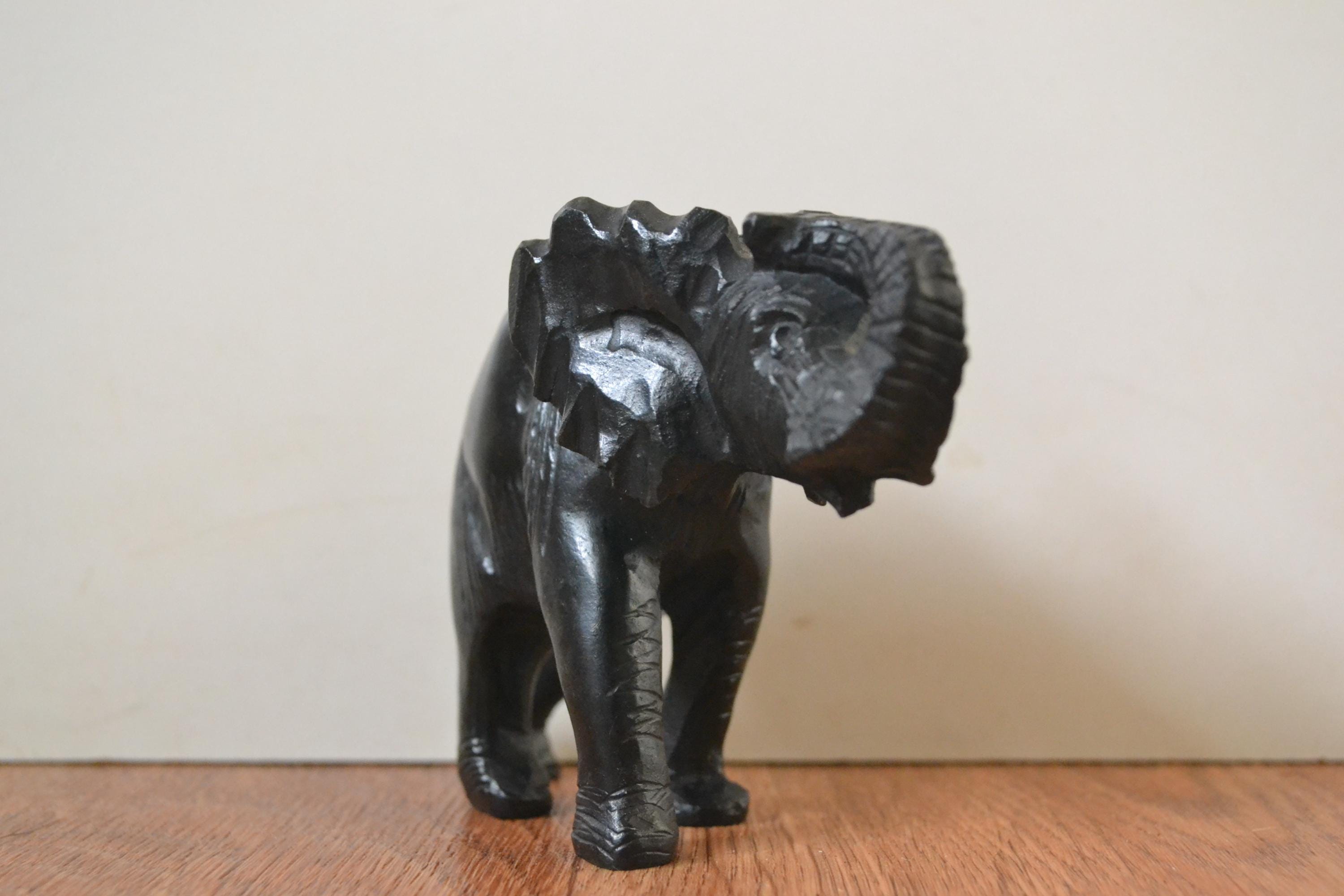 ヴィンテージ彫刻石象 5