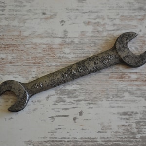 Vintage S-A-E 5/16" 1/4" Open Ended Spanner Wrench