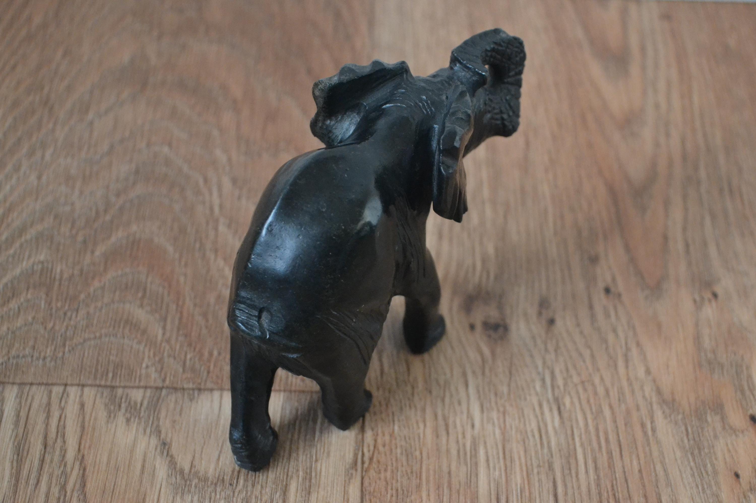 ヴィンテージ彫刻石象 5