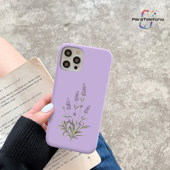 Lavender Floral iPhone Case 14 Pro Max 15 Plus 12 Pro 13 Mini SE