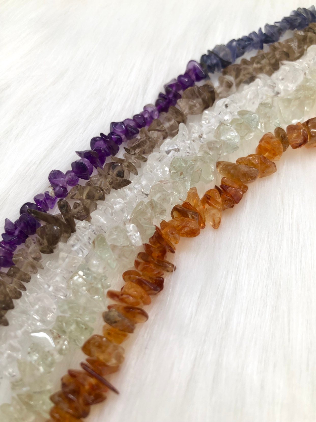 Gemstone Chip Necklaces