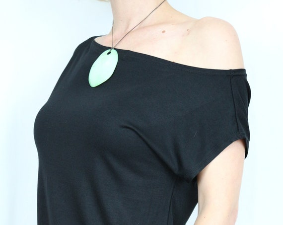 Summer top/ Sleeveles top / Jersey top/ Off shoulder top / Black tops / Black tops in the UK / Black tops for women / Black tops women