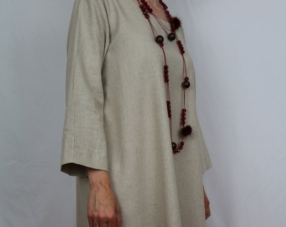 Linen dress/ Linen dress for women/ Summer dress / Linen kaftan / Linen tunic / Summer dress for women