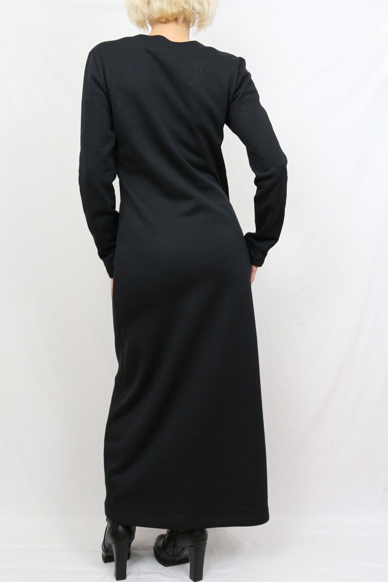 Long dress Winter dress Black dress