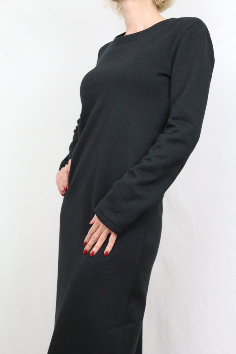 Long dress Winter dress Black dress