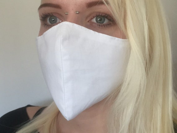 Face mask / Cotton face mask / Reusable face mask / Plain face mask / Washable face mask / White face mask / Cotton face mask UK