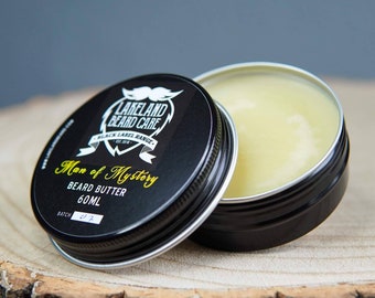 Beard Butter by Lakeland Beard Care 'Man of Mystery' scent (60ml) - Black Label Range.