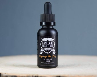 Beard Oil by Lakeland Beard Care 'Squeeze the Day' scent (30ml) - Black Label Range.