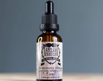 Beard Oil by Lakeland Beard Care 'The Woodshed' Scent (30ml).