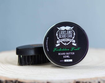 Beard Butter by Lakeland Beard Care 'Forbidden Fruit' scent (60ml) - Black Label Range.