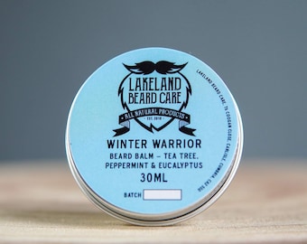 Beard Balm by Lakeland Beard Care 'Winter Warrior' Scent (30ml).