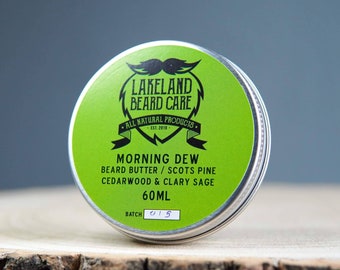 Beard Butter by Lakeland Beard Care 'Morning Dew' Scent (60ml).