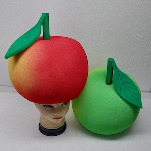 Apple hat. Apple emblem. Gift hat. Farmer's hat. Hat advertising the harvest. Apple mask. Hat for a suit apple.