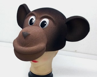 Cool hat-mask Monkey. For children and adults. Costume hat. Parties, carnival and more.