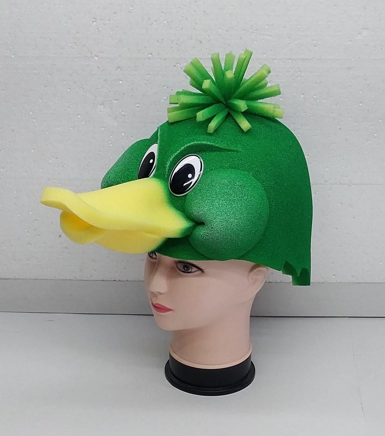 フォームラバー製アヒルの帽子：大人用動物鳥マスク、コスチュームカーニバルハット - Etsy 日本, image size:1276x1443