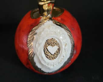 Home fragrance vase "golden apple"