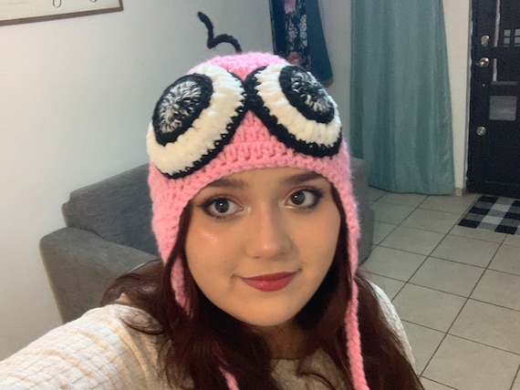 PIM Inspired Crochet Beanie | Smiling Friends Character - Etsy Finland