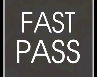 FAST PASS (beschrijving lezen)