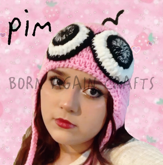 PIM Inspired Crochet Beanie | Smiling Friends Character - Etsy Finland