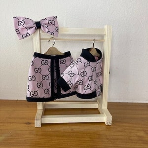 Logo Jacket and Skirt Outfit with Matching Bow - fits 15&quot; (38cm) Mélange Doll