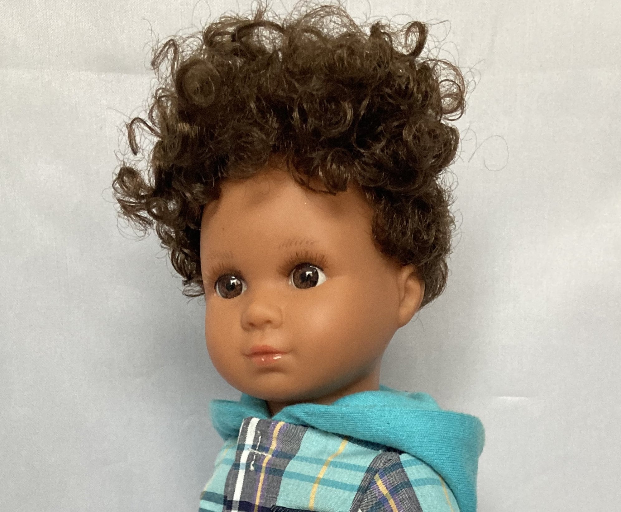 Curly Hair Rag Doll - Etsy