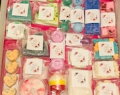 Perfume wax melts, mega bargain wax box, soy wax melt sample mystery box, perfume designer scented wax melts