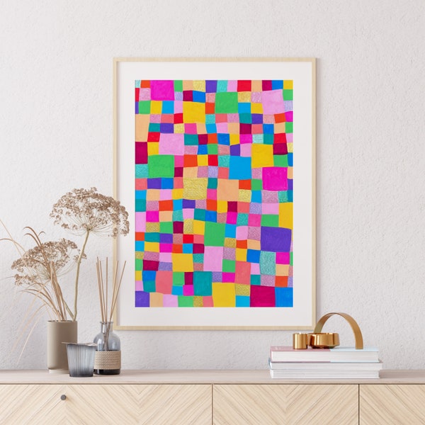 Colourful Wall Art Etsy UK
