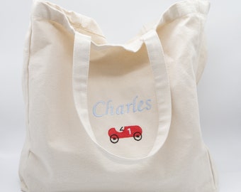 Personalised Nursery Tote Bag, Baby Shower Gift, Custom Baby Travel Bag, Custom Nursery bag, Personalised Baby Tote Bag