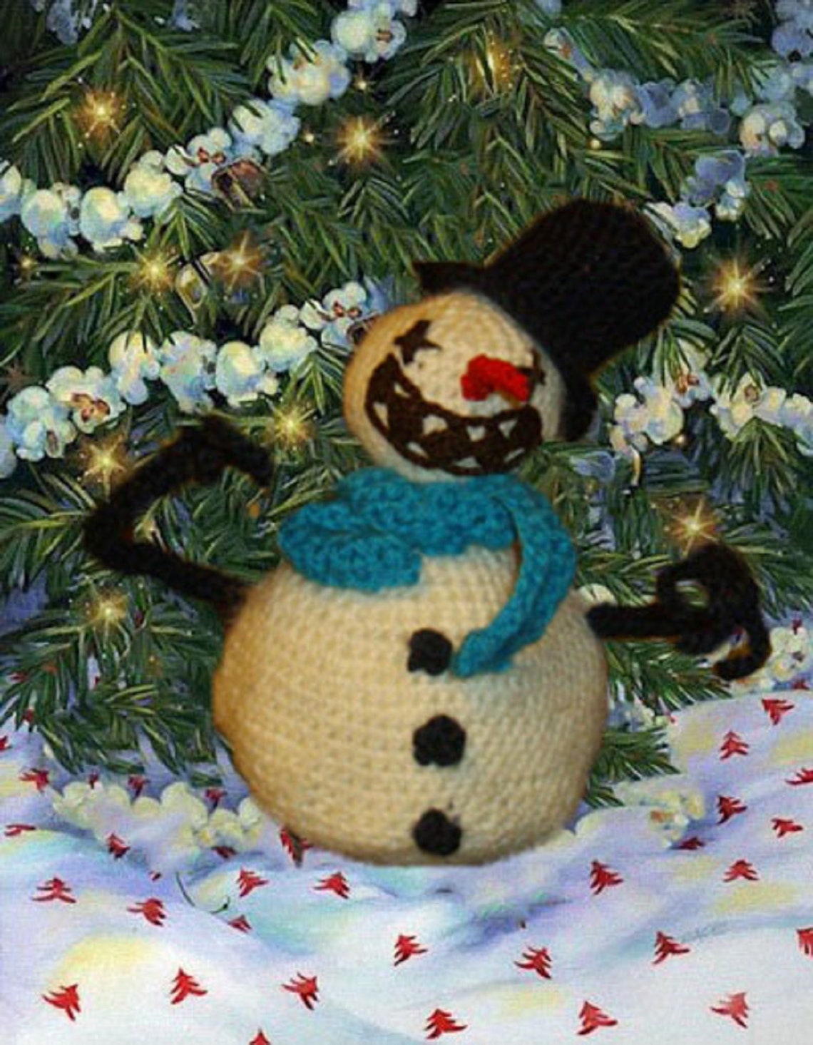 CROCHET PATTERN: Evil Snowman Abominable Snowman Instant | Etsy