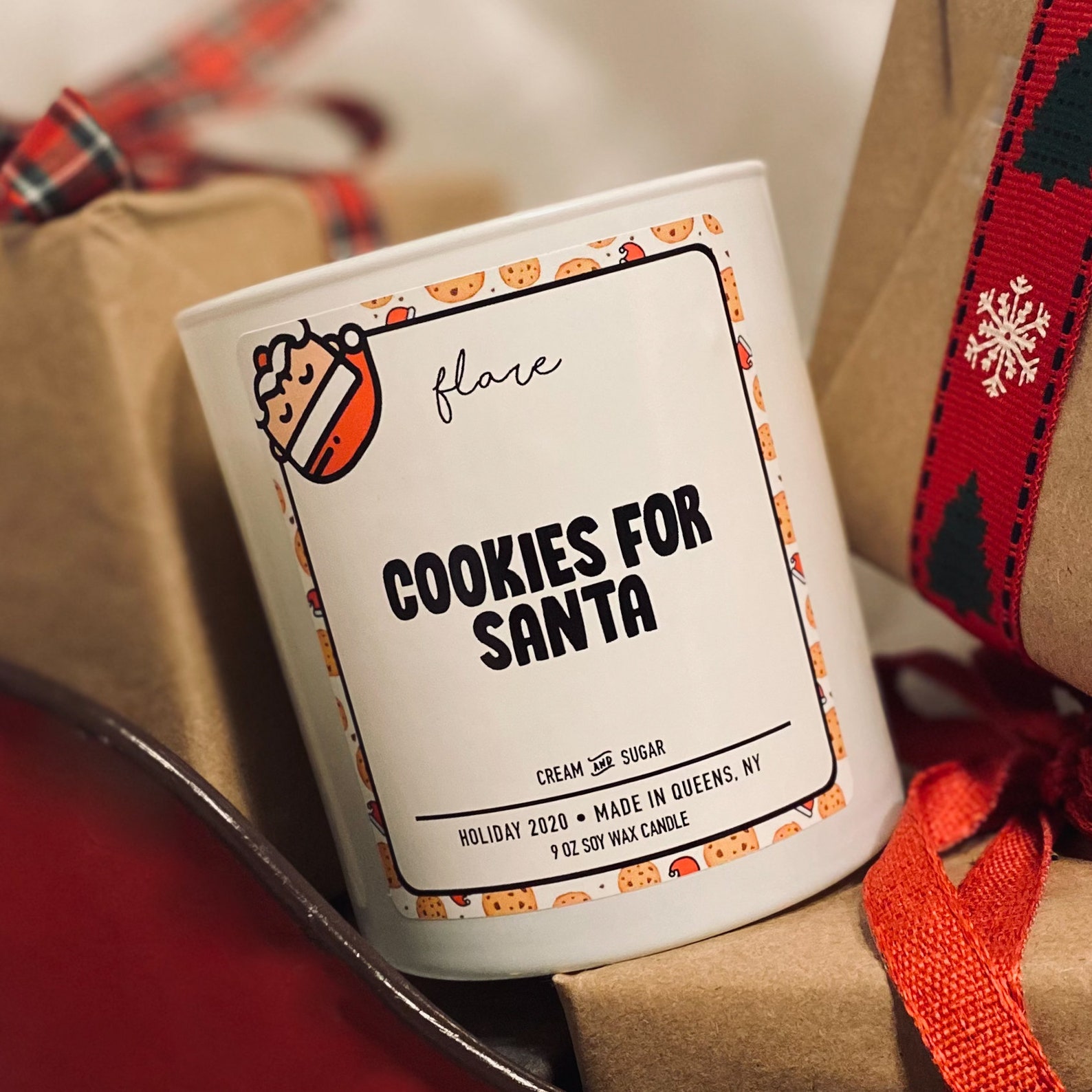 Cookies For Santa Holiday Scented Candle 9oz Christmas Gift | Etsy