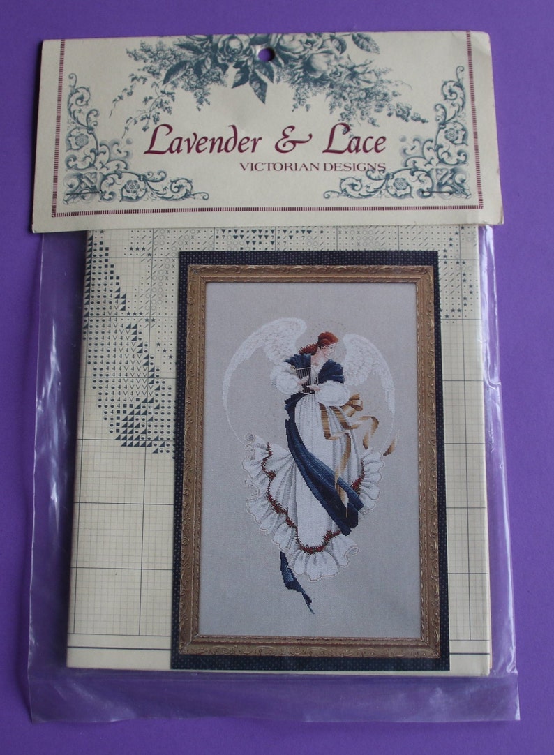 Lavender & Lace Cross Stitch Patterns Angels 2 Etsy