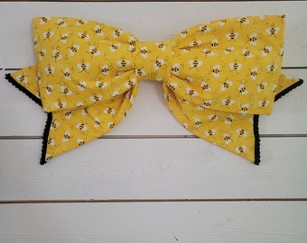 Jum-Bow, giant bow, large bow, Babam bow, Whimsical bow, the Big bow, wreath attachment, Spring, Summer, Holiday decor, wedding pew bows