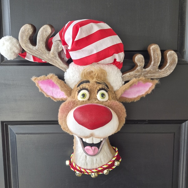 Olive, the other reindeer wreath attachment