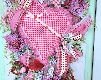 Valentine Wreath, Valentine Decor, Valentine Door, Love Wreath, Love Decor, Love, Cupid Wreath, Cupid Decor, Heart Wreath, Heart Decor