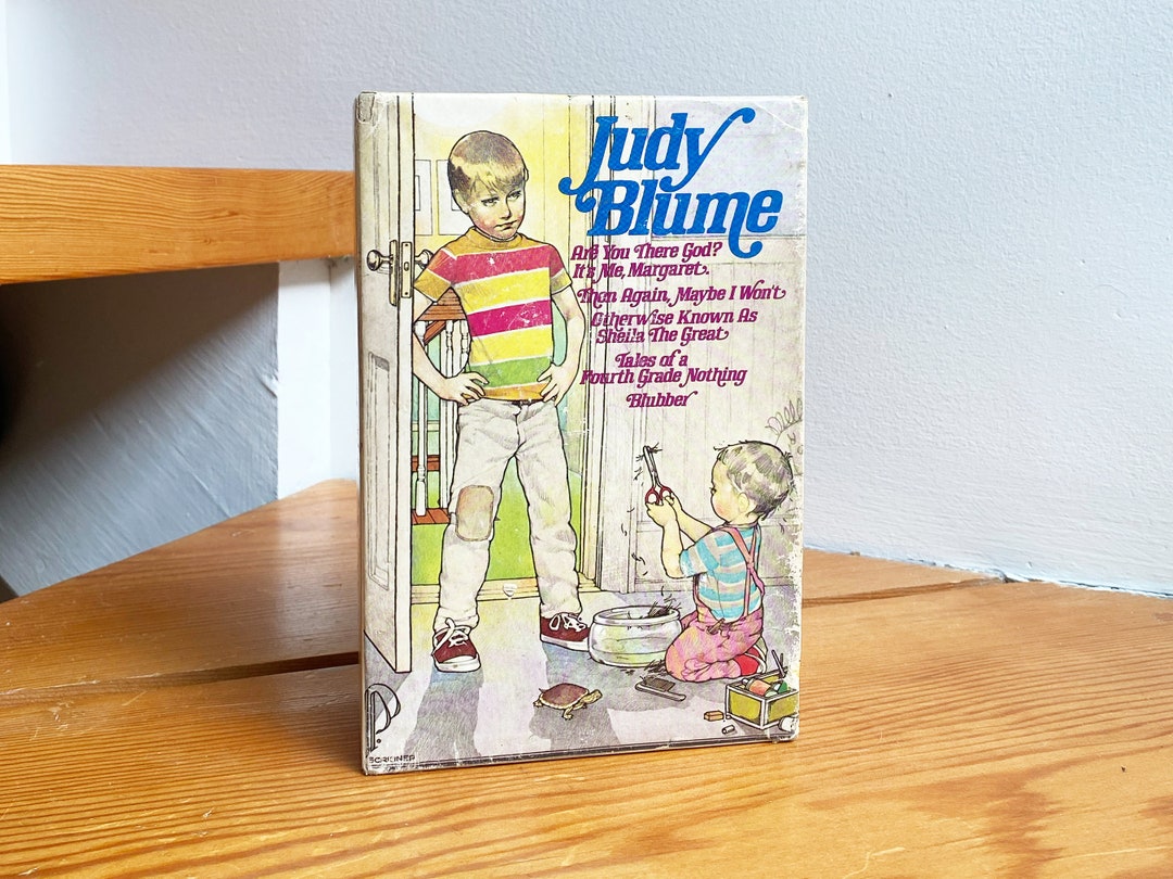 1970s Judy Blume Book Set Are You There God, It's Me Margaret, Blubber