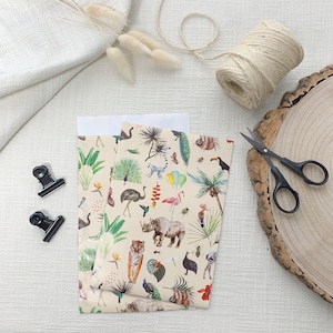 Geschenktüten Kinder Dschungel, Papiertüten, Geschenkverpackung, Flatbag, Kindergeburtstag