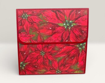 Gift card packaging with magnetic closure • Christmas packaging for gift cards & cash gifts • Handmade gift box
