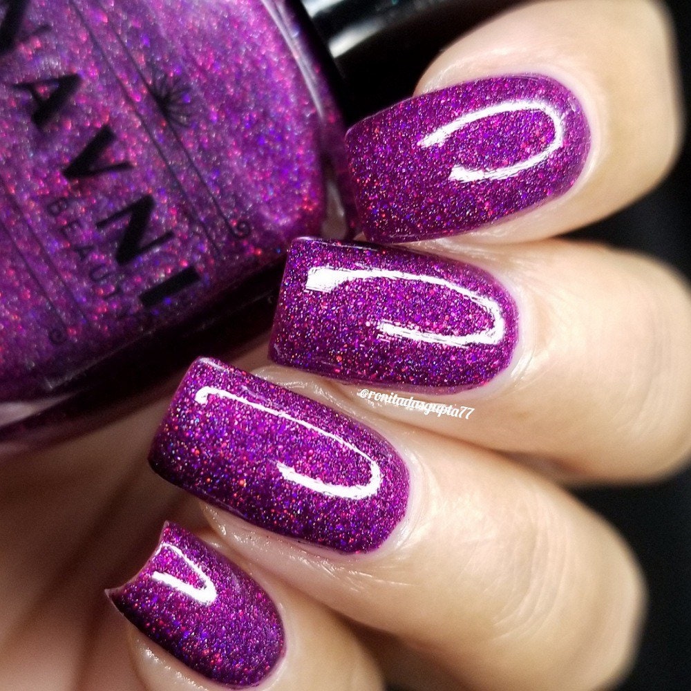 Crazy In Love Purple Holographic Glitter Nail Polish – F.U.N LACQUER