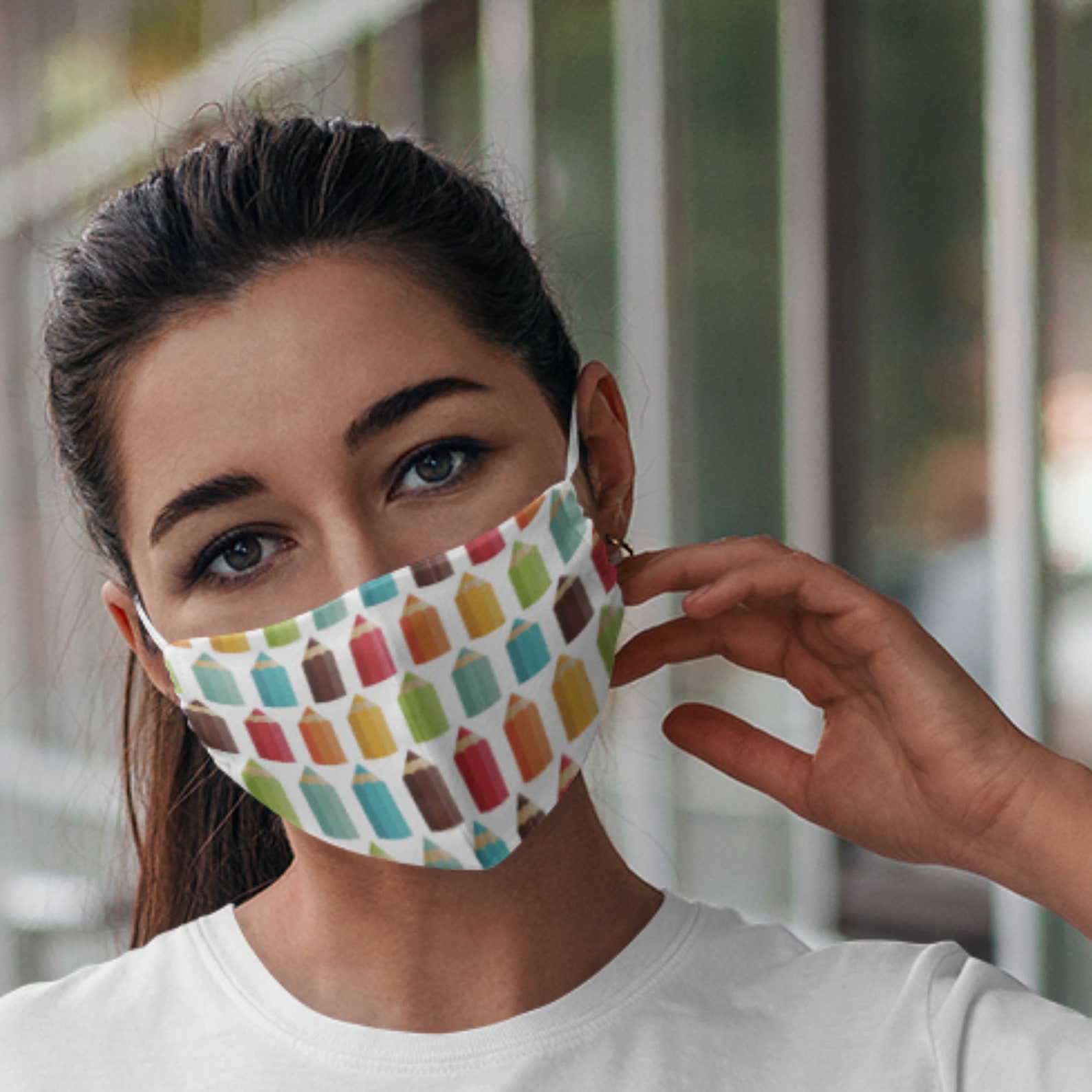 Teacher Face Mask With Carbon Filter Reusable Washable Etsy