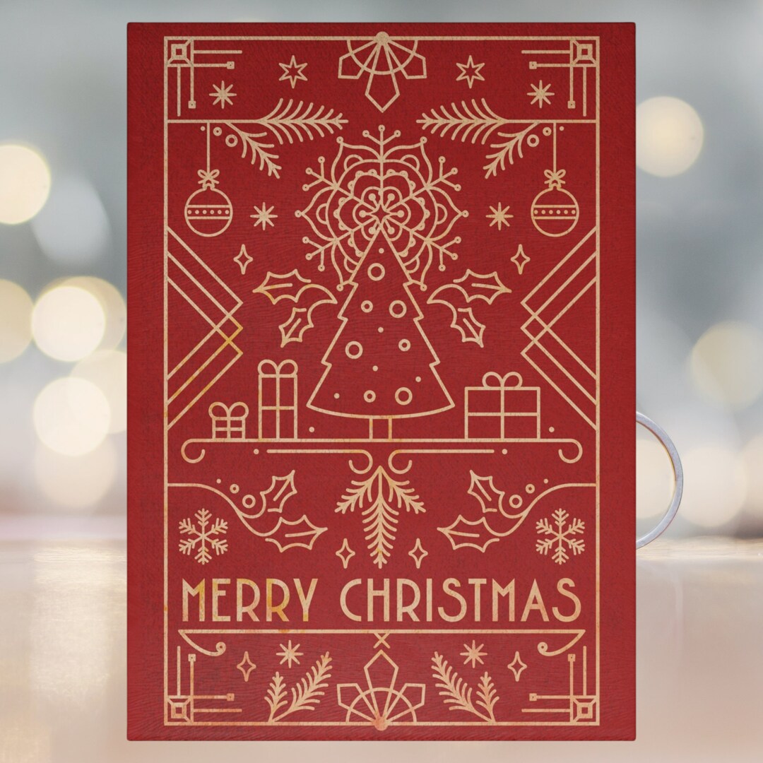 Glass Cutting Board Christmas Art Deco Home Decor Retro Style Etsy