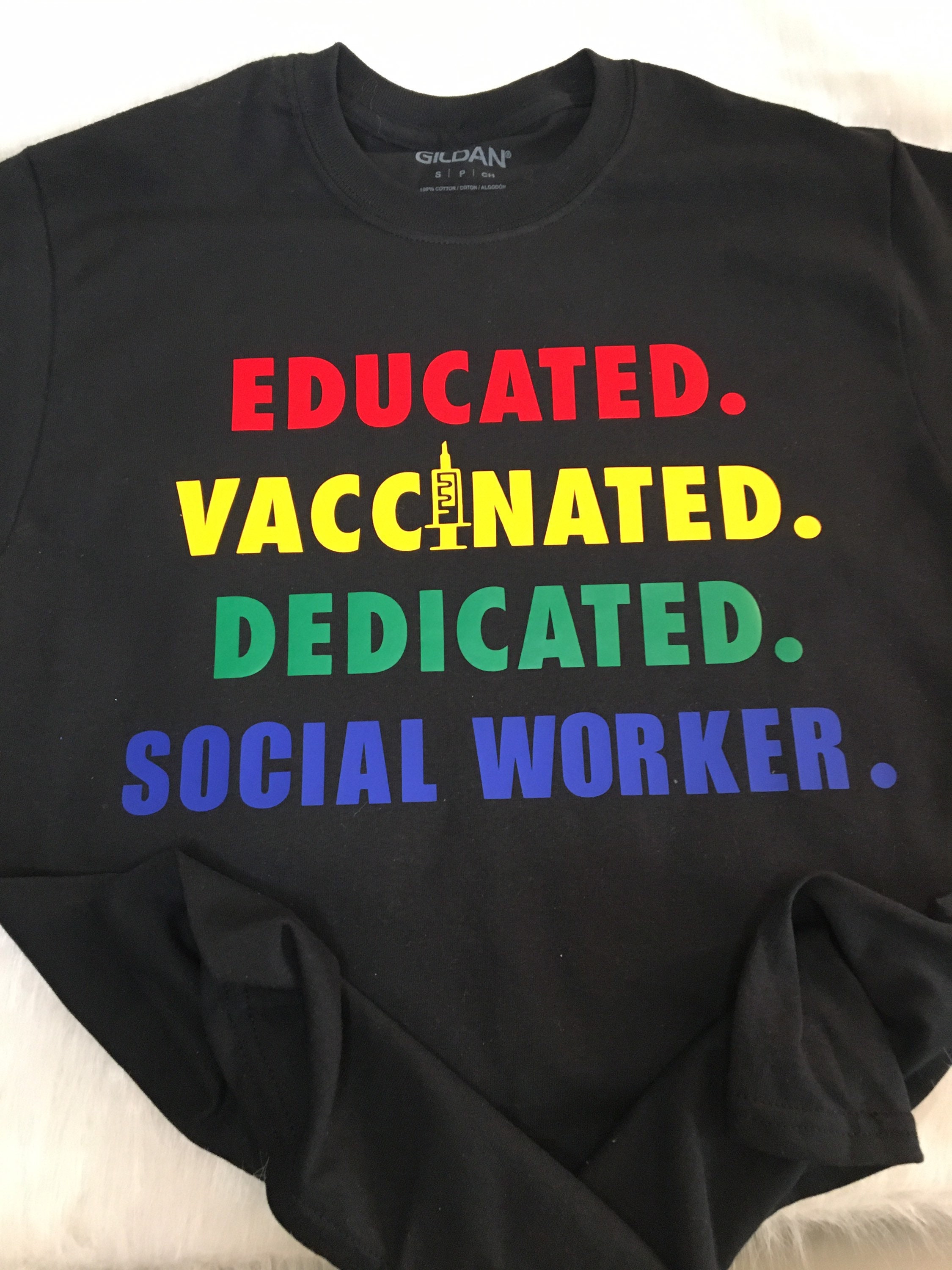 vintage social worker shirt
