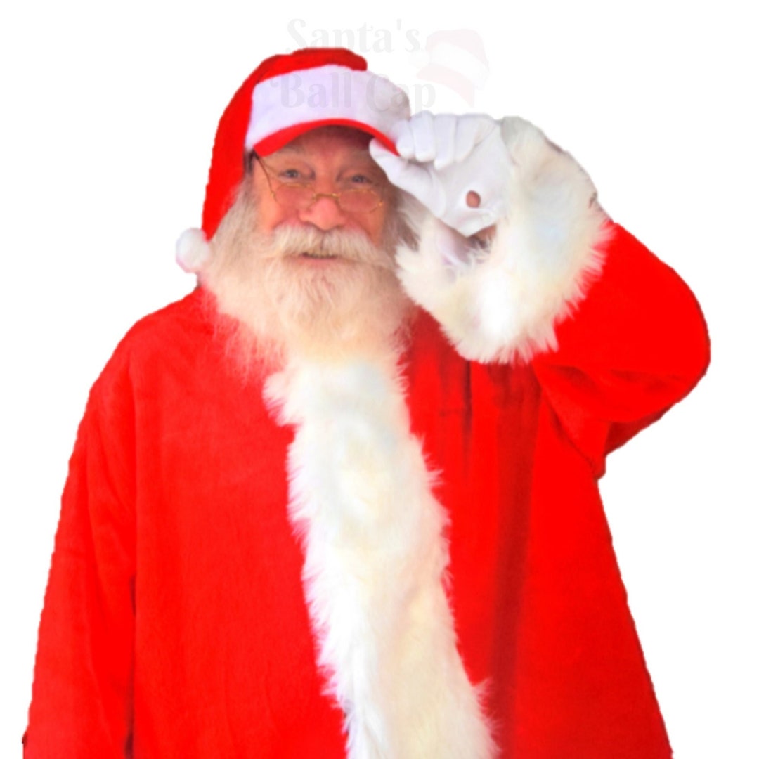 Ball cap santa hat discount