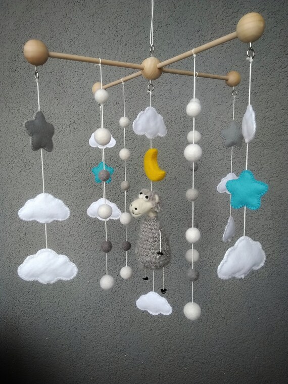 Baby Crib Mobile Hanging Mobile Baby Crib Mobile Cloud Mobile Etsy