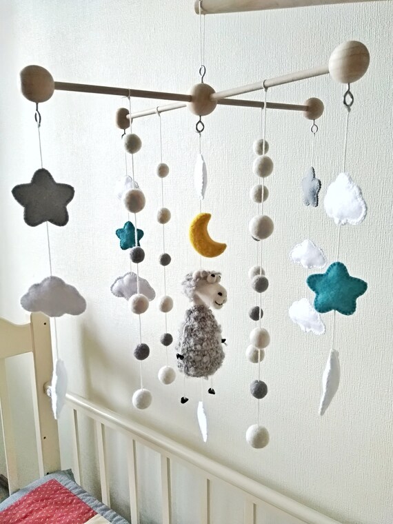 Baby Crib Mobile Hanging Mobile Baby Crib Mobile Cloud Mobile Etsy