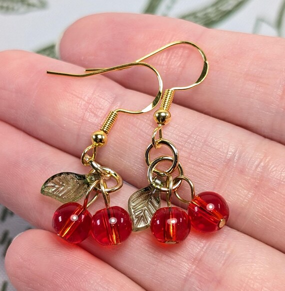 Orecchini A Ciliegia 3D - 2 Paia Graziosi Per Donne E Ragazze, Regalo Perfetto