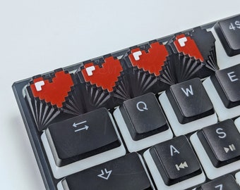 Pixel Heart Keycap: Retro Gaming Keyboard, MX Compatible